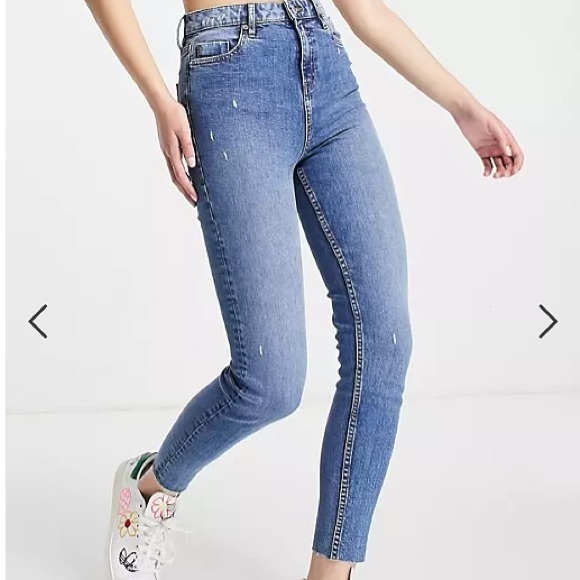 NWT Miss Selfridge high waist skinny jeans - Picture 2 of 7